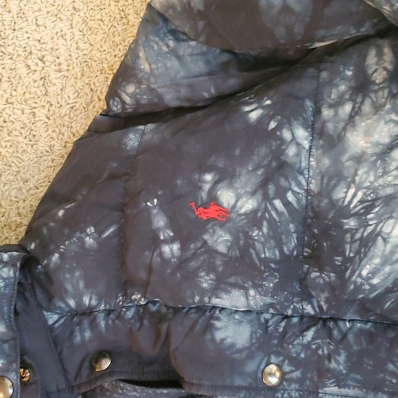 Polo by Ralph Lauren Tie Dye Jacket/Vest Combo with Removable Hood. - Picture 2 of 7